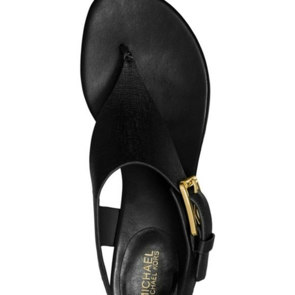 Michael Kors London Thong Block Heel Sandals - Picture 2 of 6